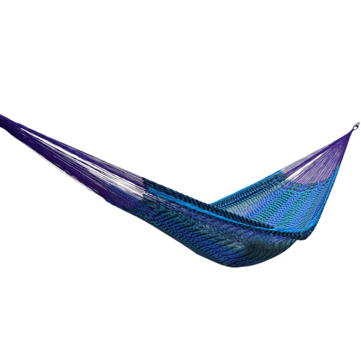 Hamaca Yucateca Artesanal Hilo 18 Nylon Azul
