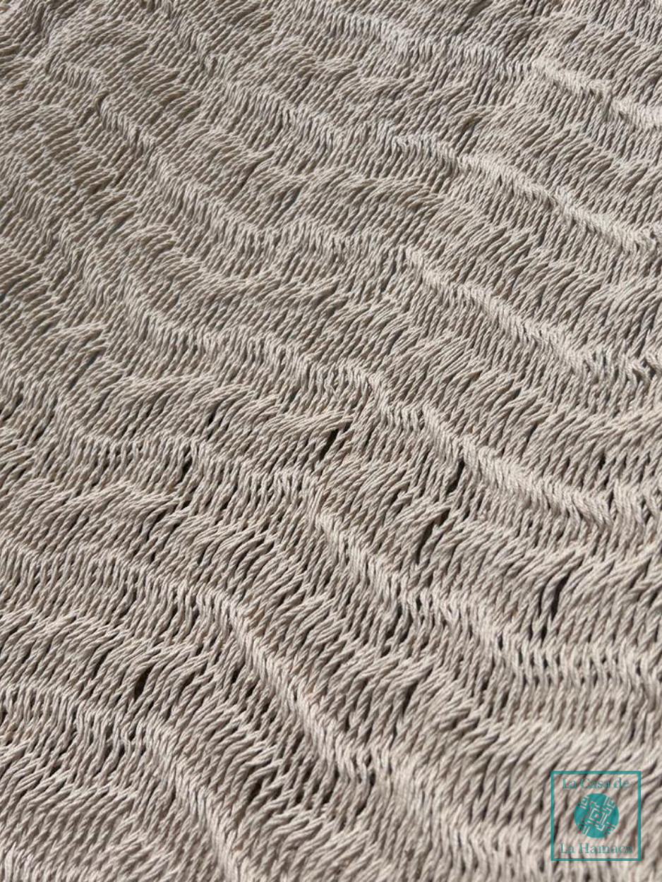 Hamaca Yucateca Artesanal Algodón Macrame