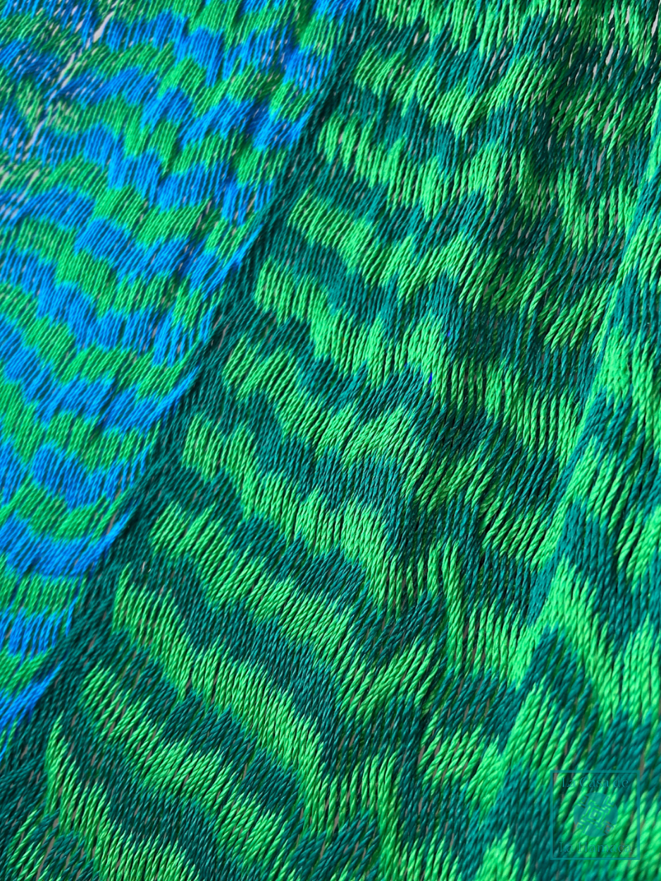 Hamaca Yucateca Artesanal Hilo 18 Nylon Verde