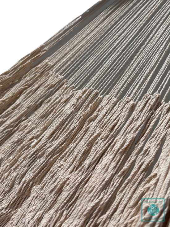 Hamaca Yucateca Artesanal Algodón Macrame