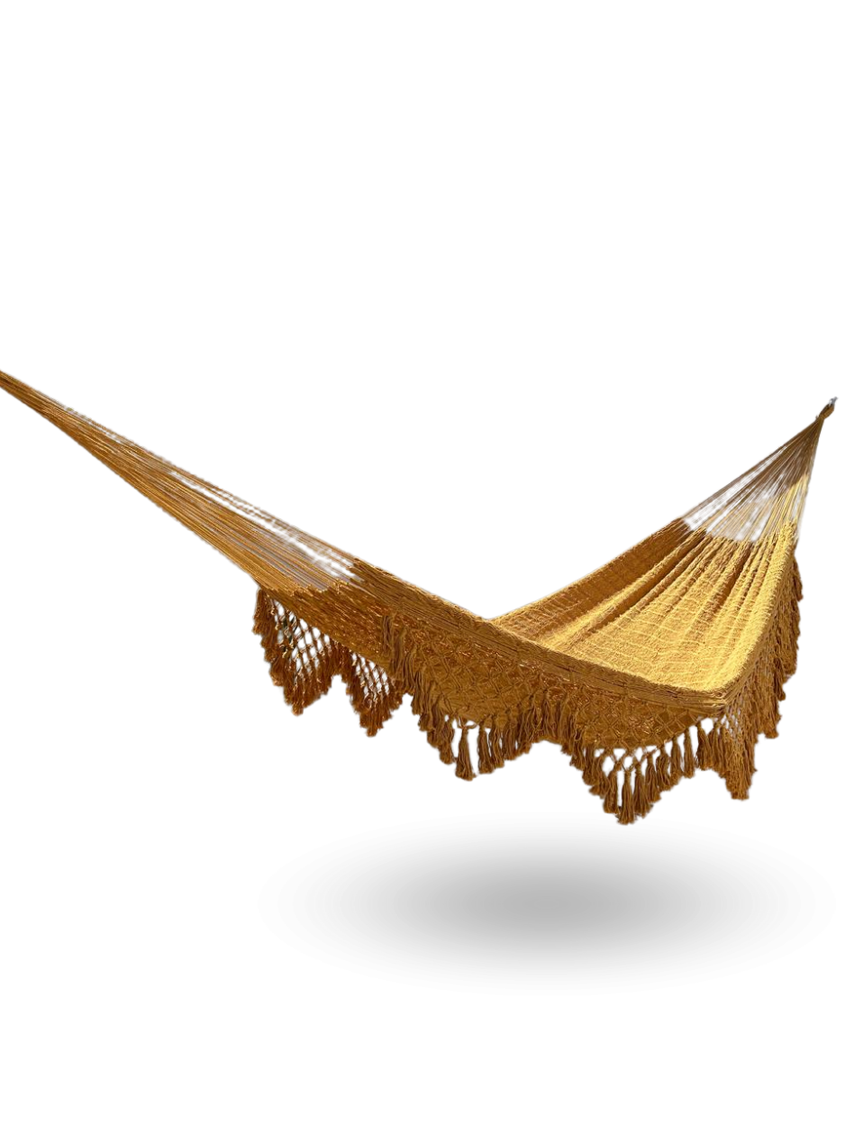 Hamaca Yucateca Artesanal Algodón Macrame