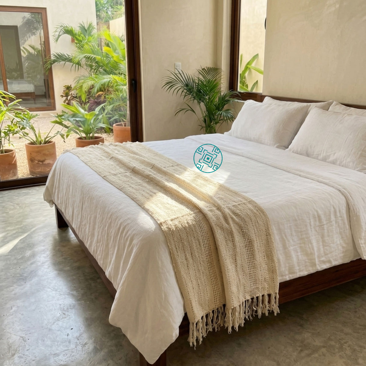 Manta Mexicana de Algodón – Beige | KENUF