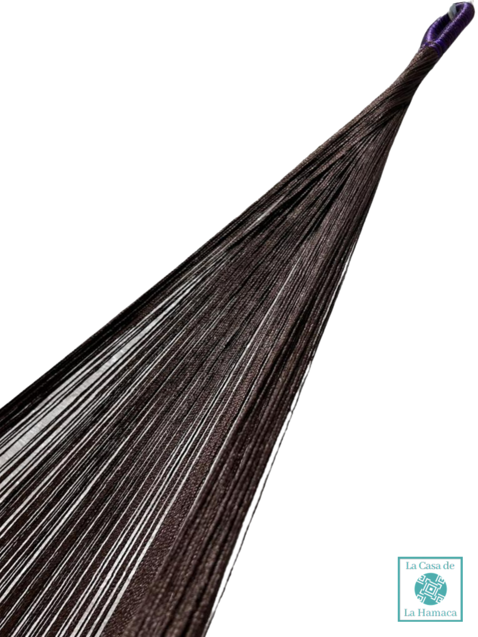 Hamaca Yucateca Artesanal Hilo 18 Nylon Multicolor