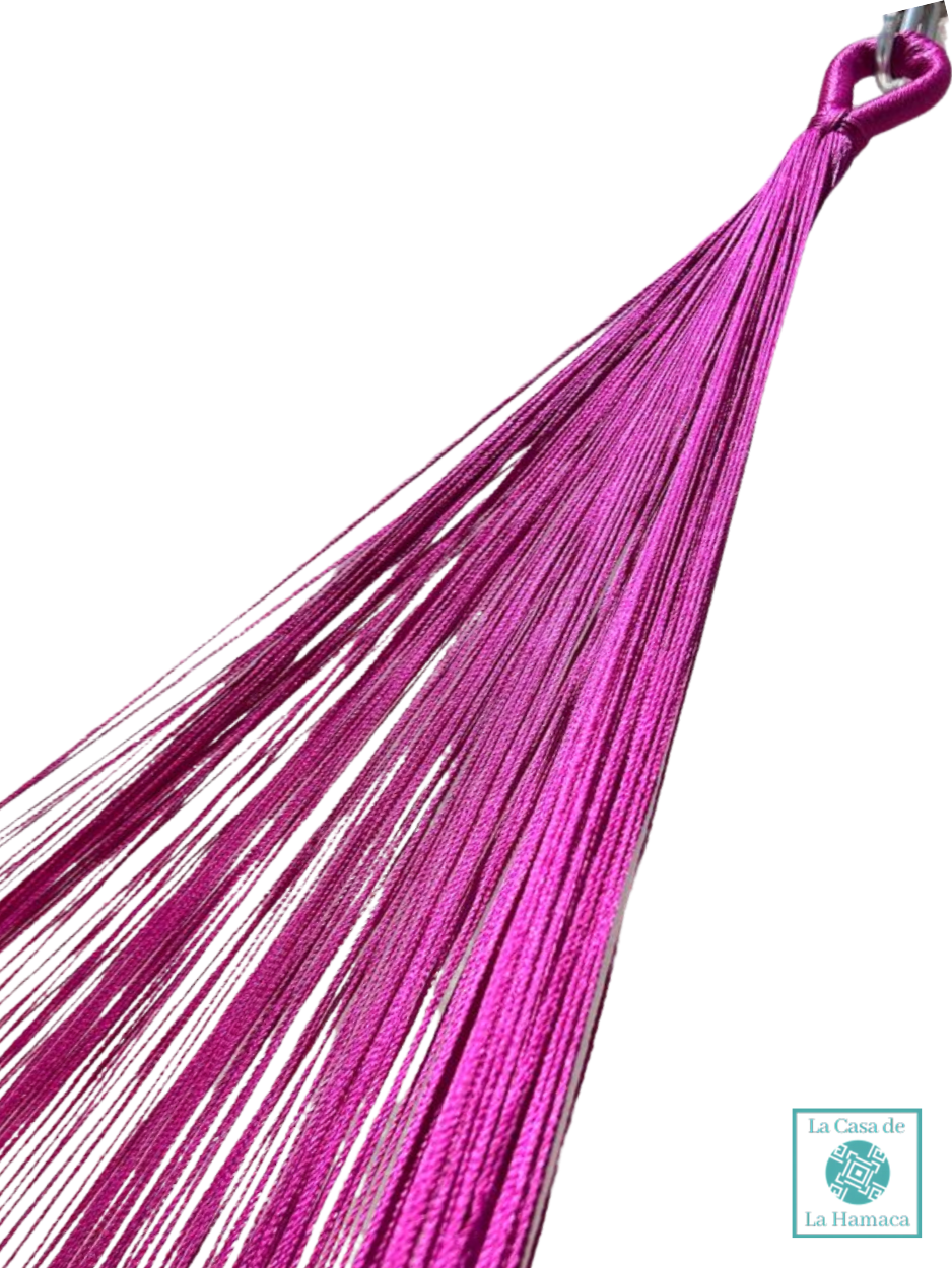 Hamaca Yucateca Artesanal Hilo 18 Nylon Multicolor