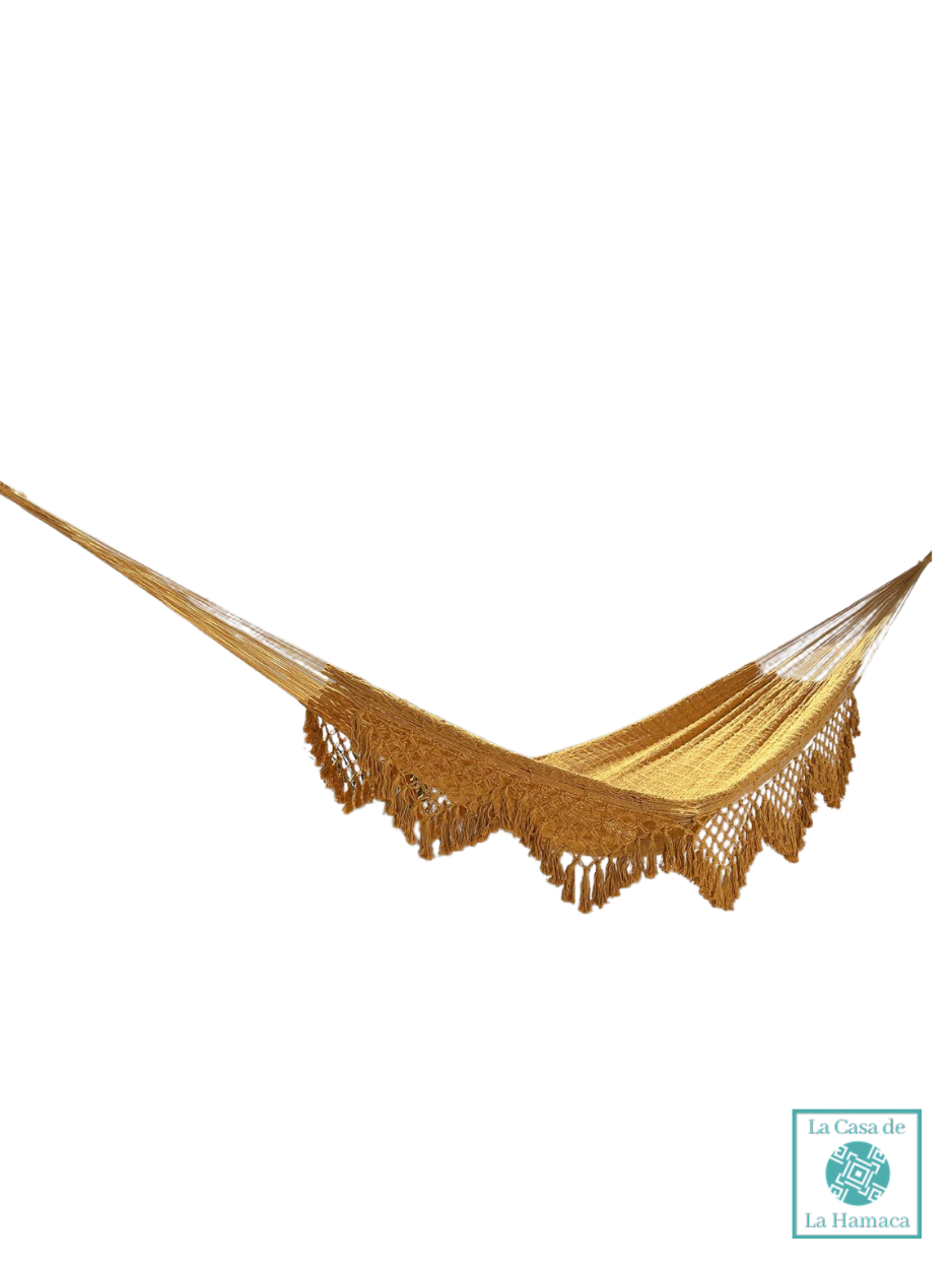Hamaca Yucateca Artesanal Algodón Macrame