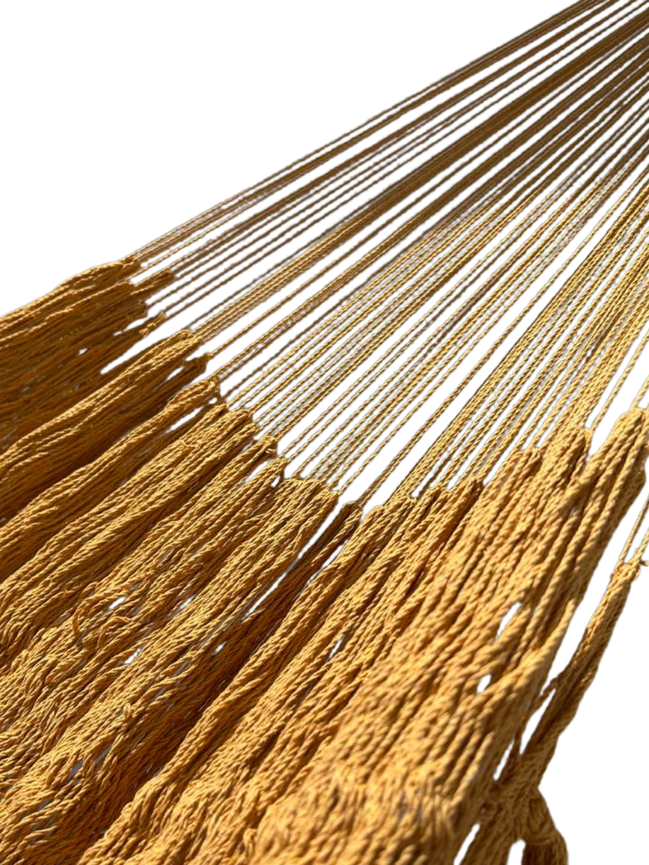Hamaca Yucateca Artesanal Algodón Macrame