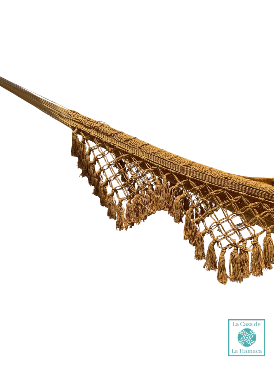 Hamaca Yucateca Artesanal Algodón Macrame