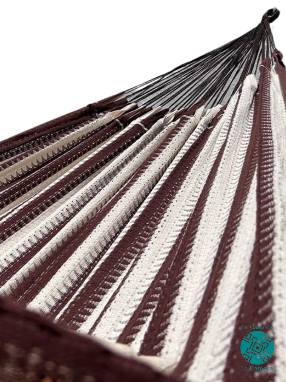 Hamaca Mexicana Rojo Vino King Size