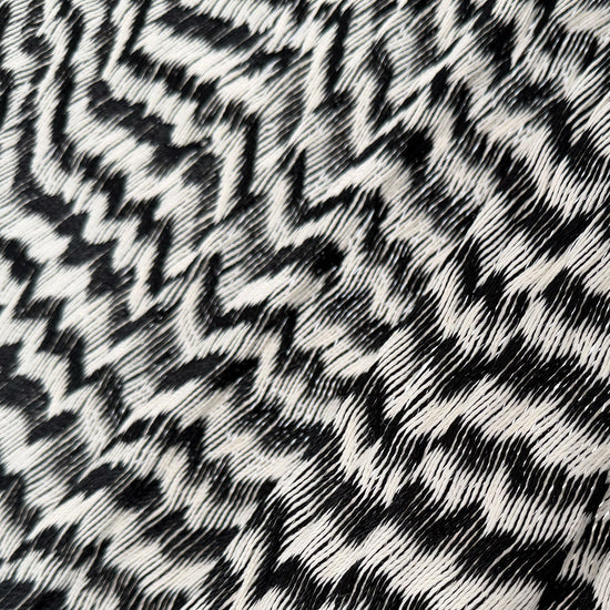 Detalle del tejido de nylon de la hamaca artesanal Yucateca negro y blanco
