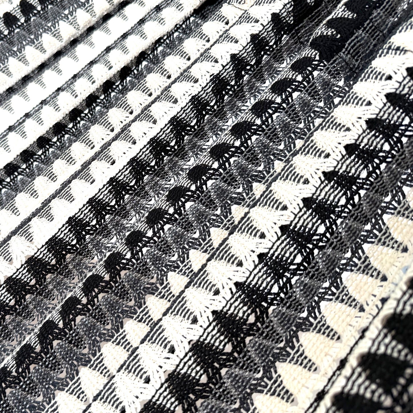 Detalle del tejido de la hamaca Mexicana gris