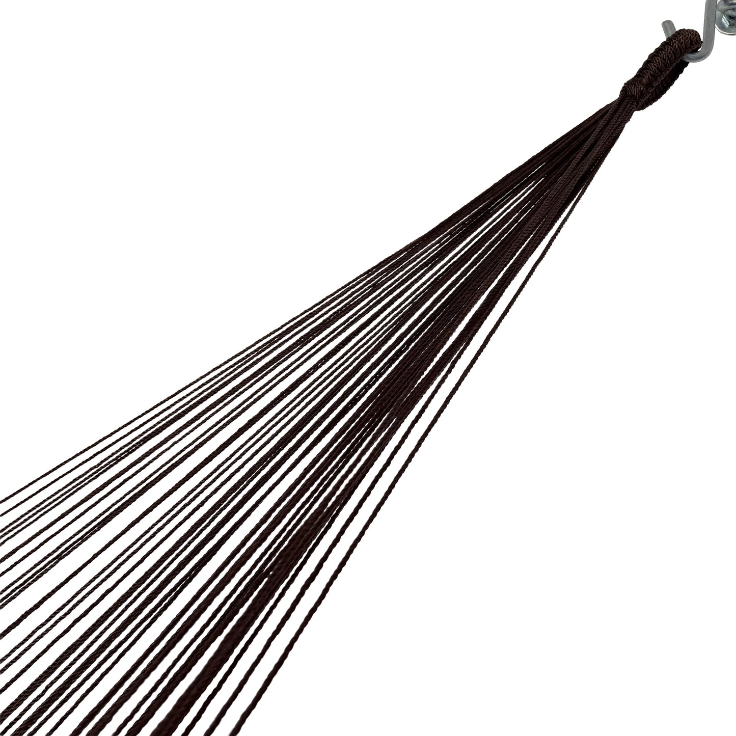 Brazo de hamaca mexicana mocaccino oscura amarilla king size