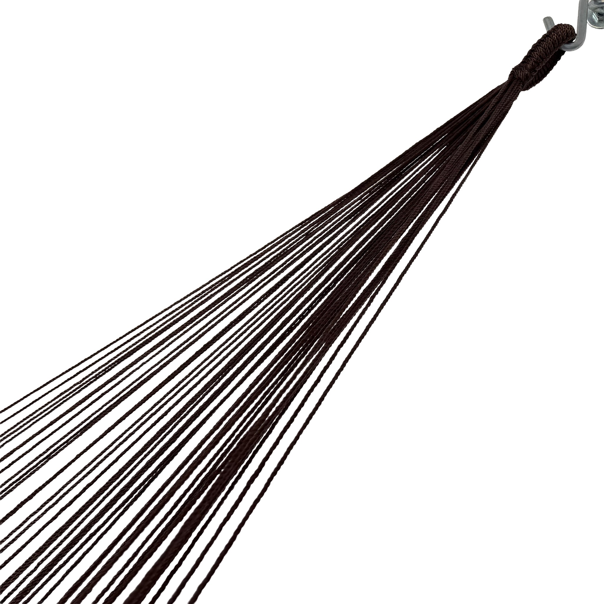 Brazo de hamaca mexicana mocaccino oscura amarilla king size