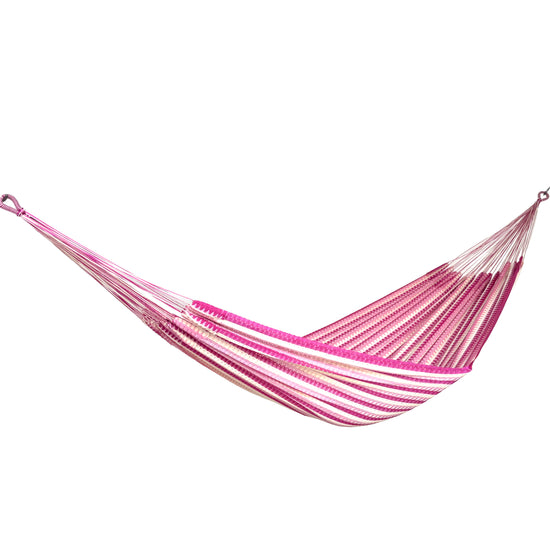 Hamaca Mexicana rosa vista lateral