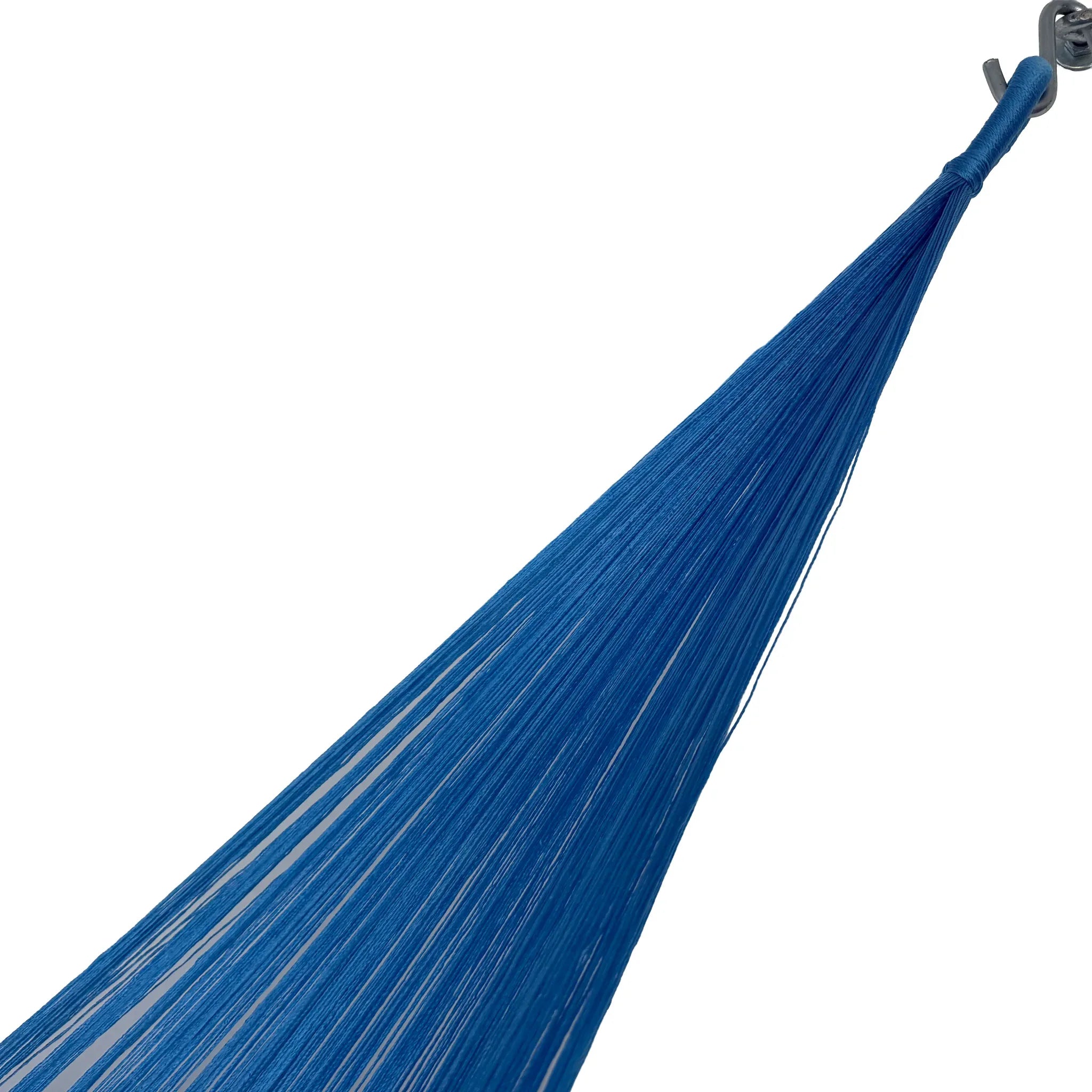 Brazo de hamaca Yucateca artesanal de algodón suave modelo Azul Verdoso