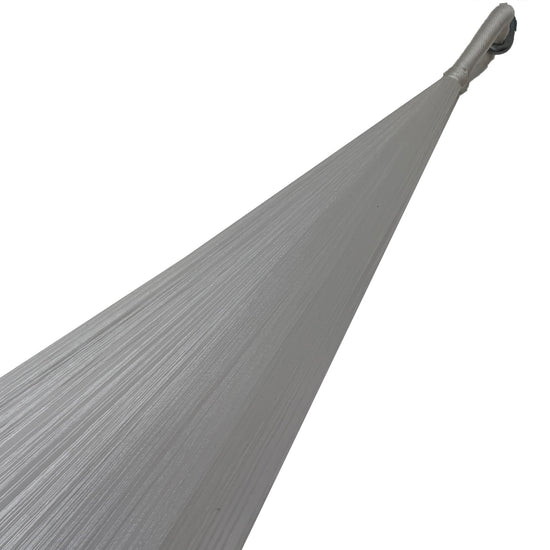 Brazo de hamaca Yucateca artesanal de algodón suave rojo vino y blanco