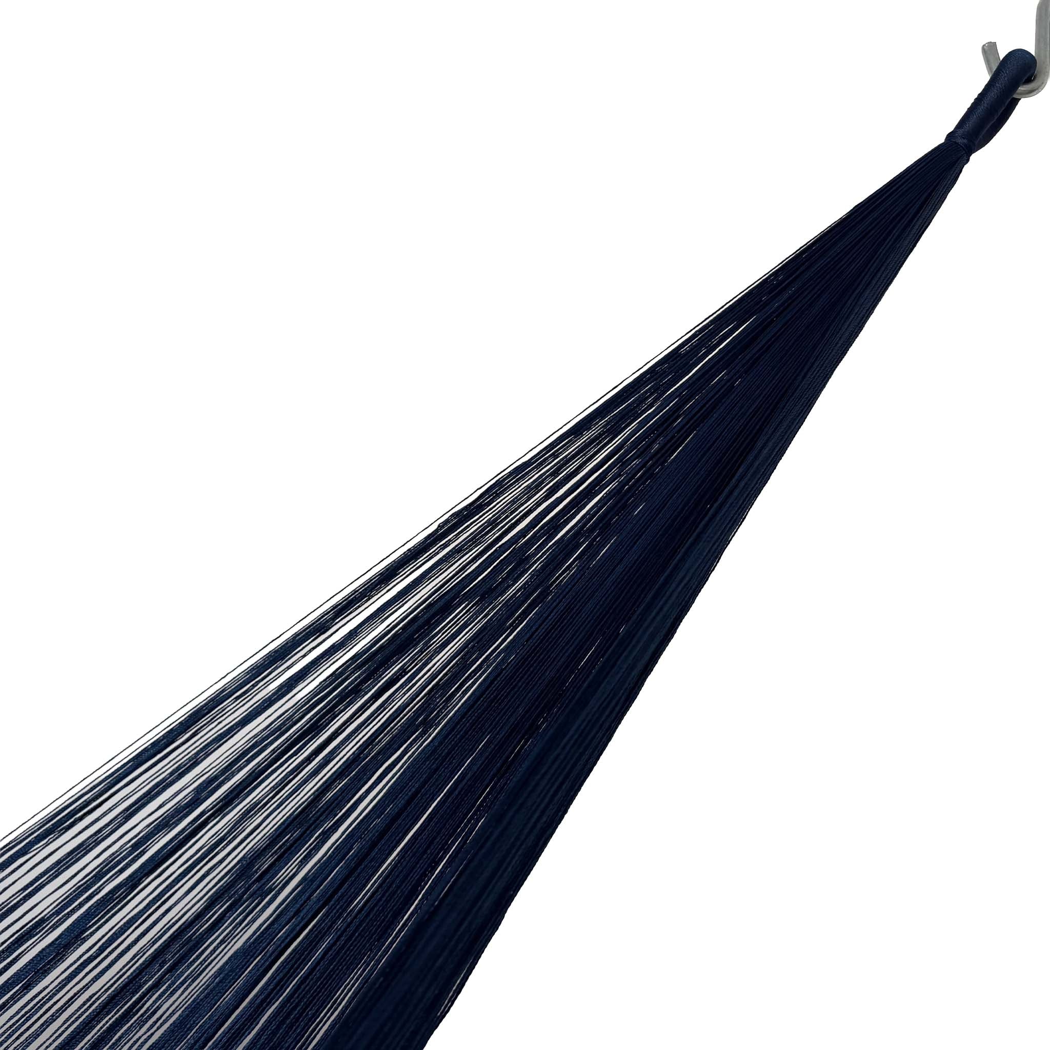 Brazo de hamaca Yucateca artesanal de algodón suave rojo y azul