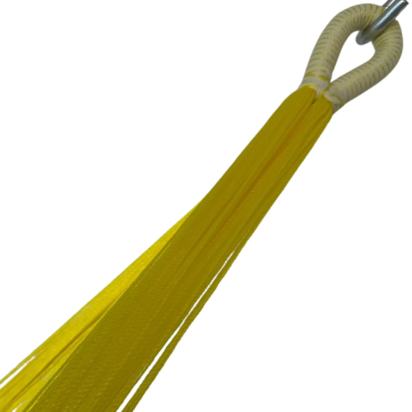 Brazo de hamaca Yucateca artesanal de hilo 18 de nylon amarillo