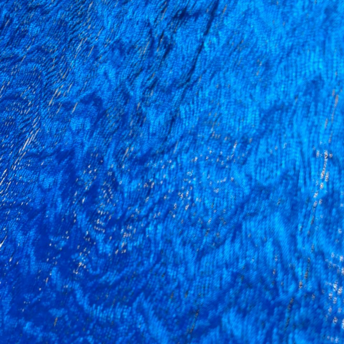 Detalle del tejido de nylon hilo 18 de la hamaca Yucateca artesanal azul