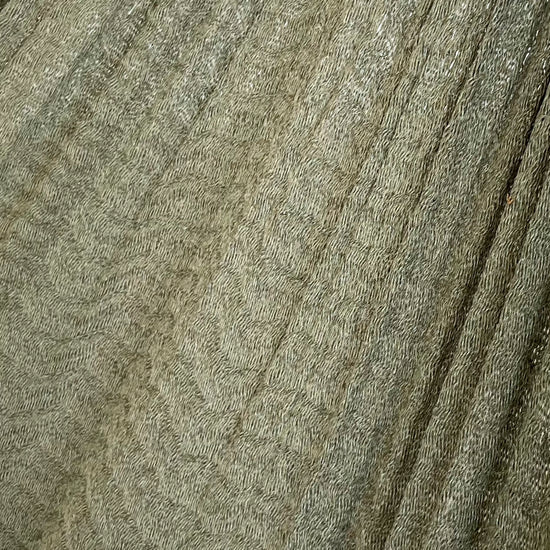 Detalle del tejido de algodón de la hamaca Yucateca artesanal King Size verde oliva.