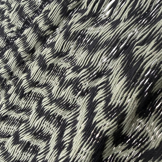 Detalle del tejido de algodón suave de la hamaca Yucateca artesanal modelo Verde y Negro