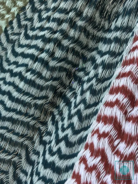 Detalle del tejido de algodón suave de la hamaca Yucateca artesanal modelo Arcoíris