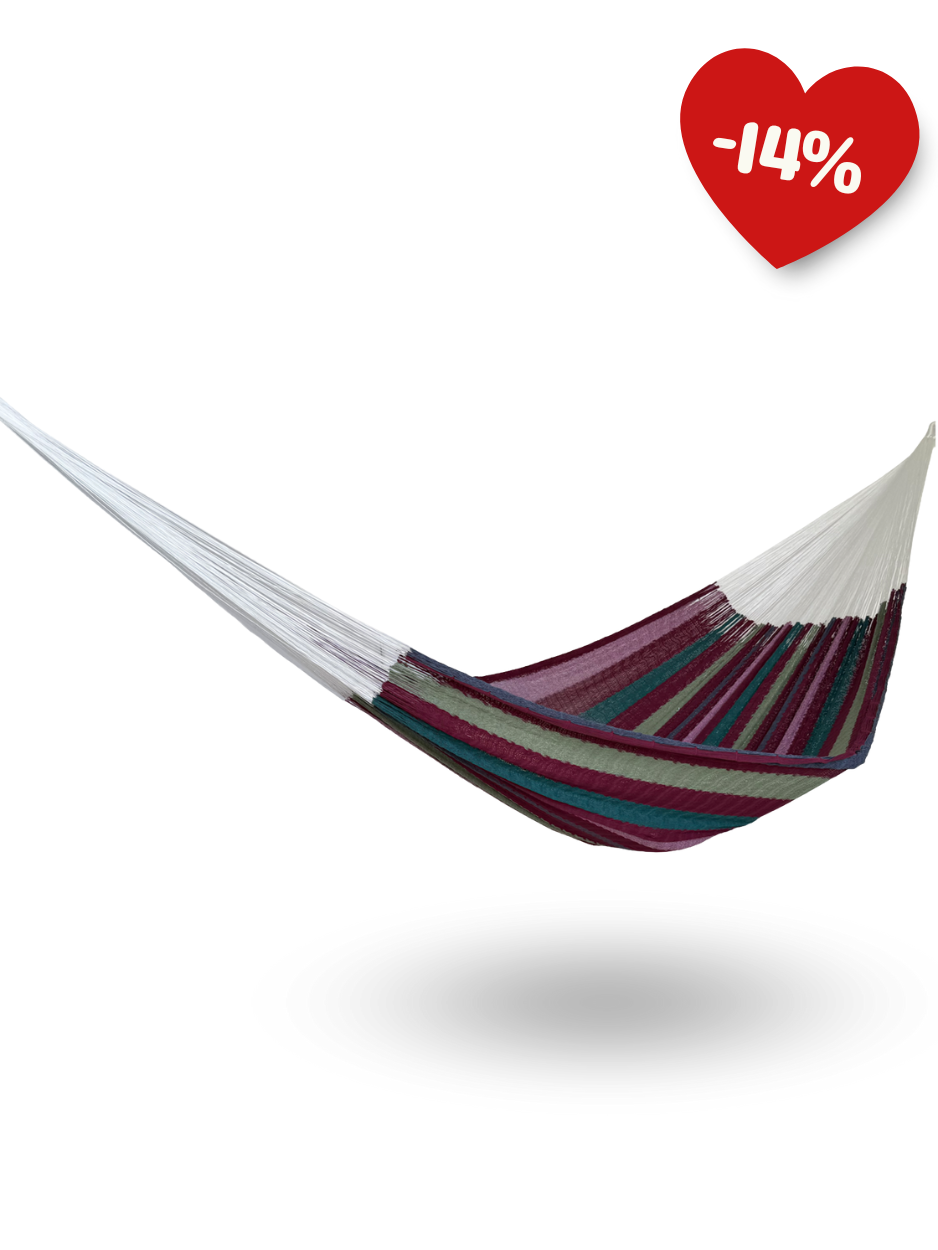 Hamaca Artesanal Yucateca Algodón Suave Jumbo