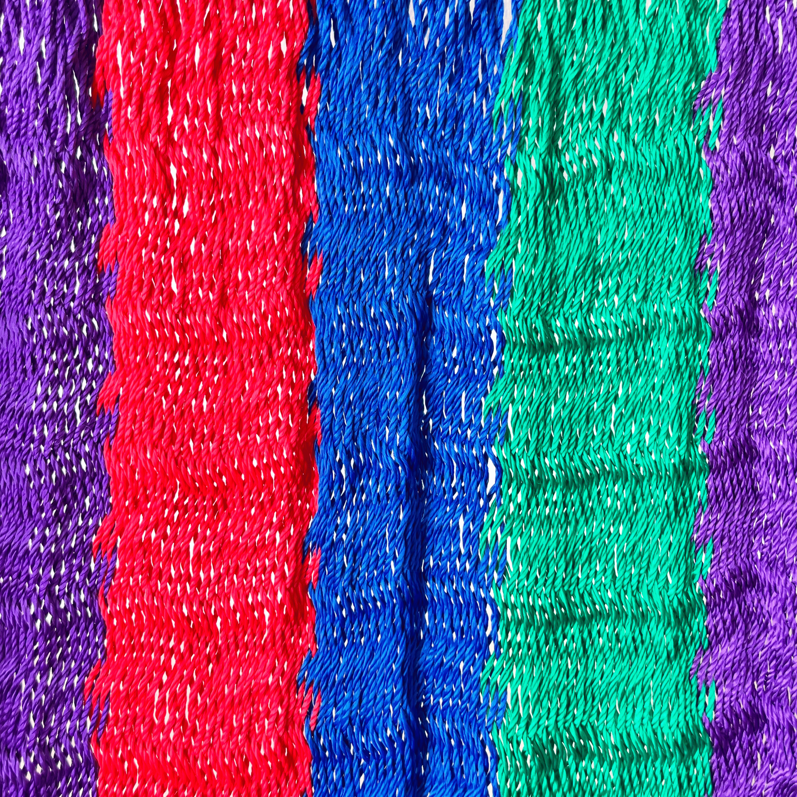 Silla Mecedora Artesanal Plegable Multicolor