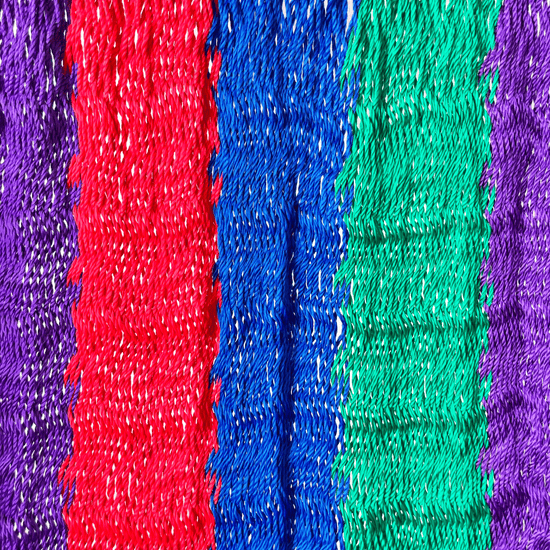 Silla Mecedora Artesanal Plegable Multicolor