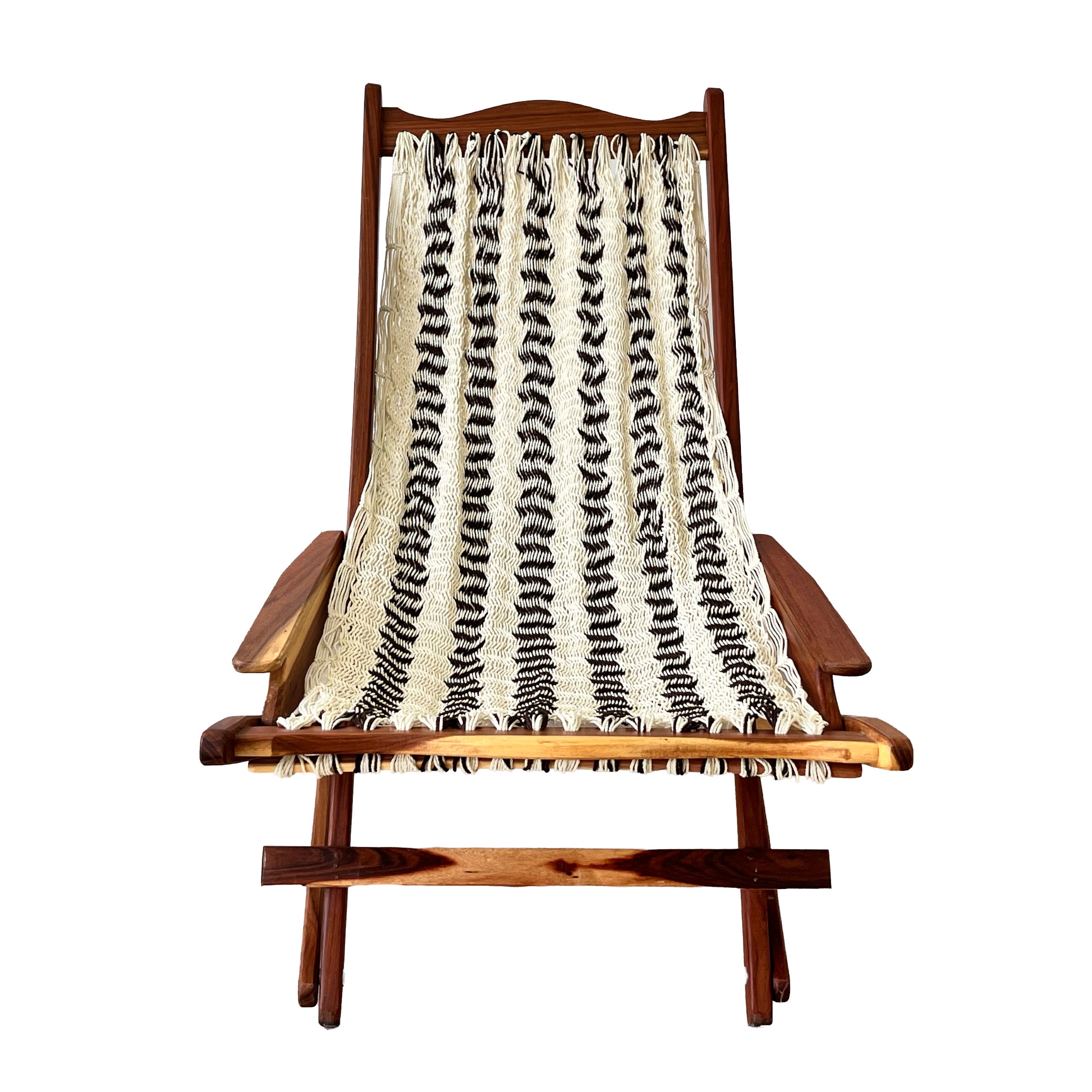Silla Mecedora Artesanal Plegable Café