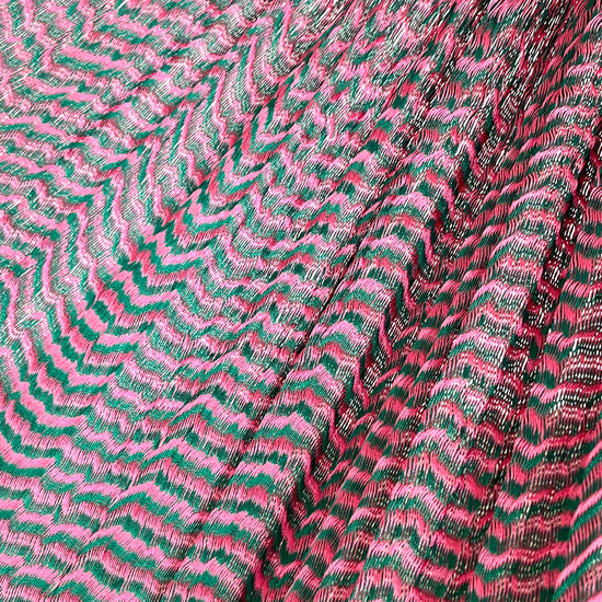 Hamaca Artesanal Yucateca Nylon Rosa y Verde