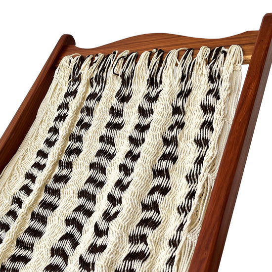 Silla Mecedora Artesanal Plegable Café