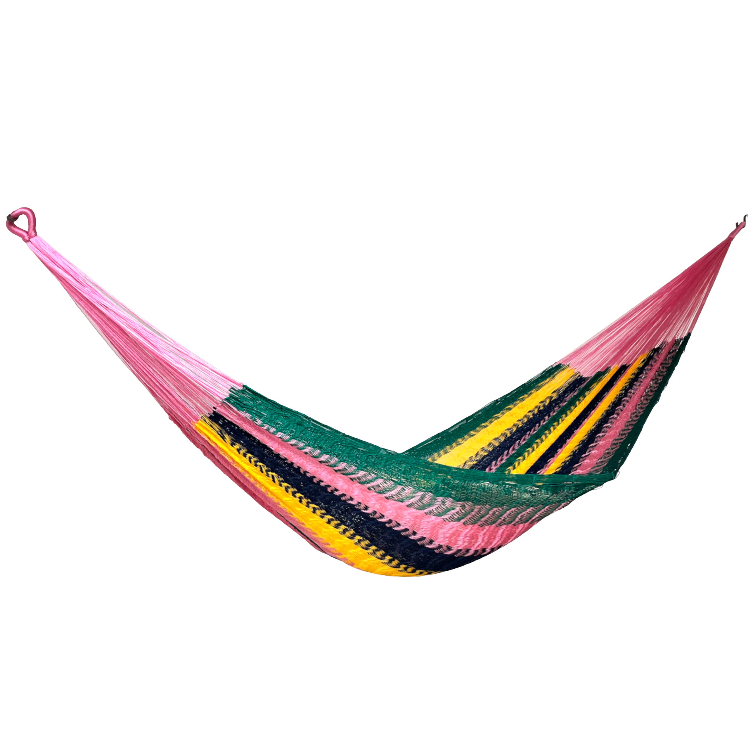 Hamaca Yucateca Artesanal Nylon Hilo 18 - De colores