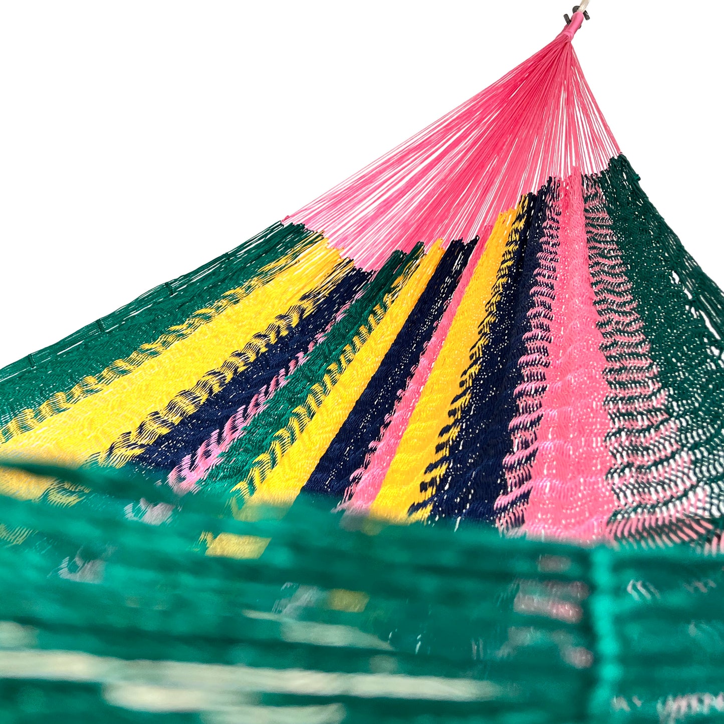 Hamaca Yucateca Artesanal Nylon Hilo 18 - De colores