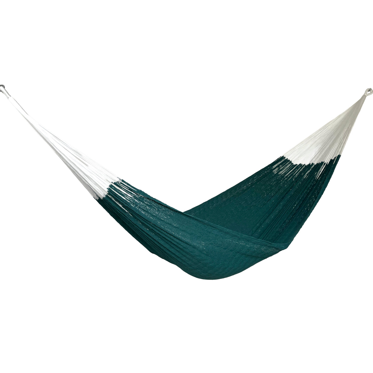Hamaca Yucateca Artesanal de Algodón Matrimonial - Verde