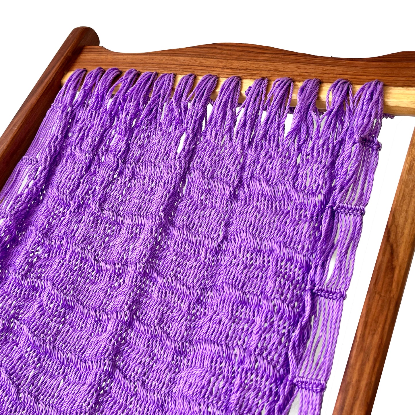 Silla Mecedora Artesanal Plegable Morada