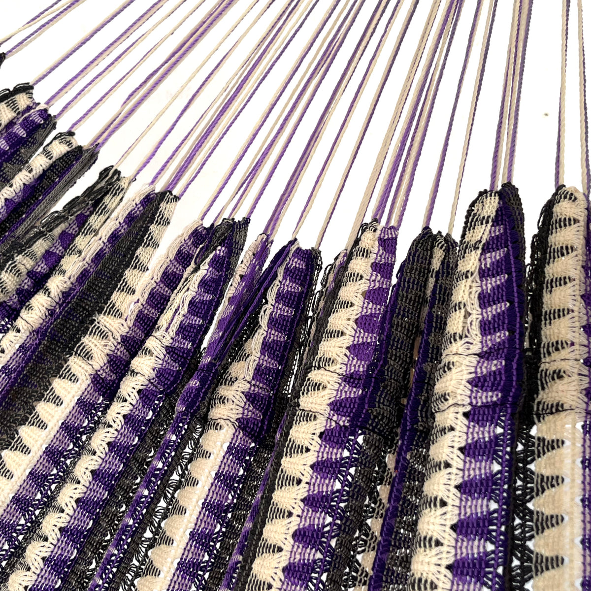 Hamaca Mexicana de Algodón y Nylon – Morado