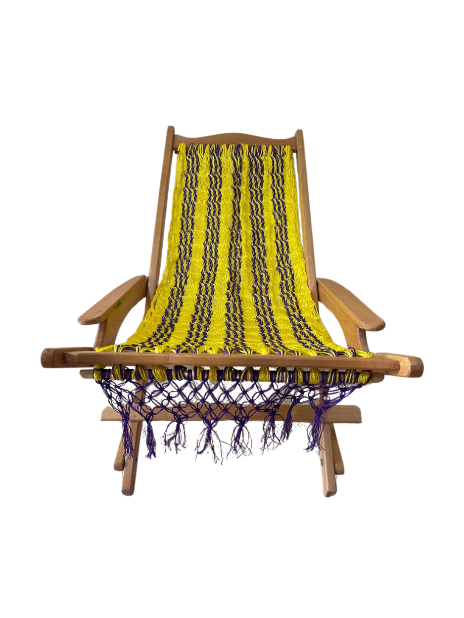 Silla Mecedora Artesanal Plegable de Yucatán Colores