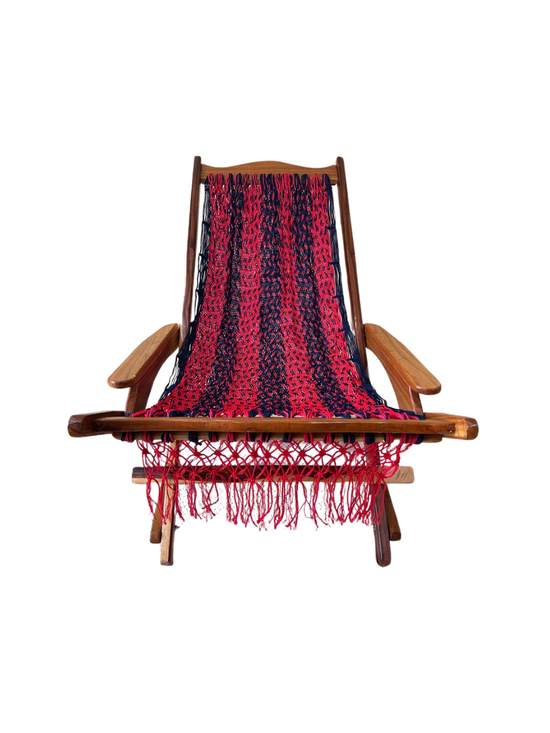 Silla Mecedora Artesanal Plegable de Yucatán Colores
