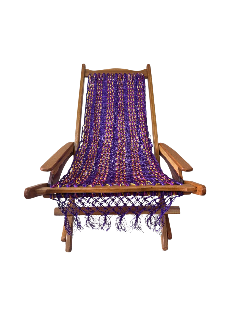 Silla Mecedora Artesanal Plegable de Yucatán Colores