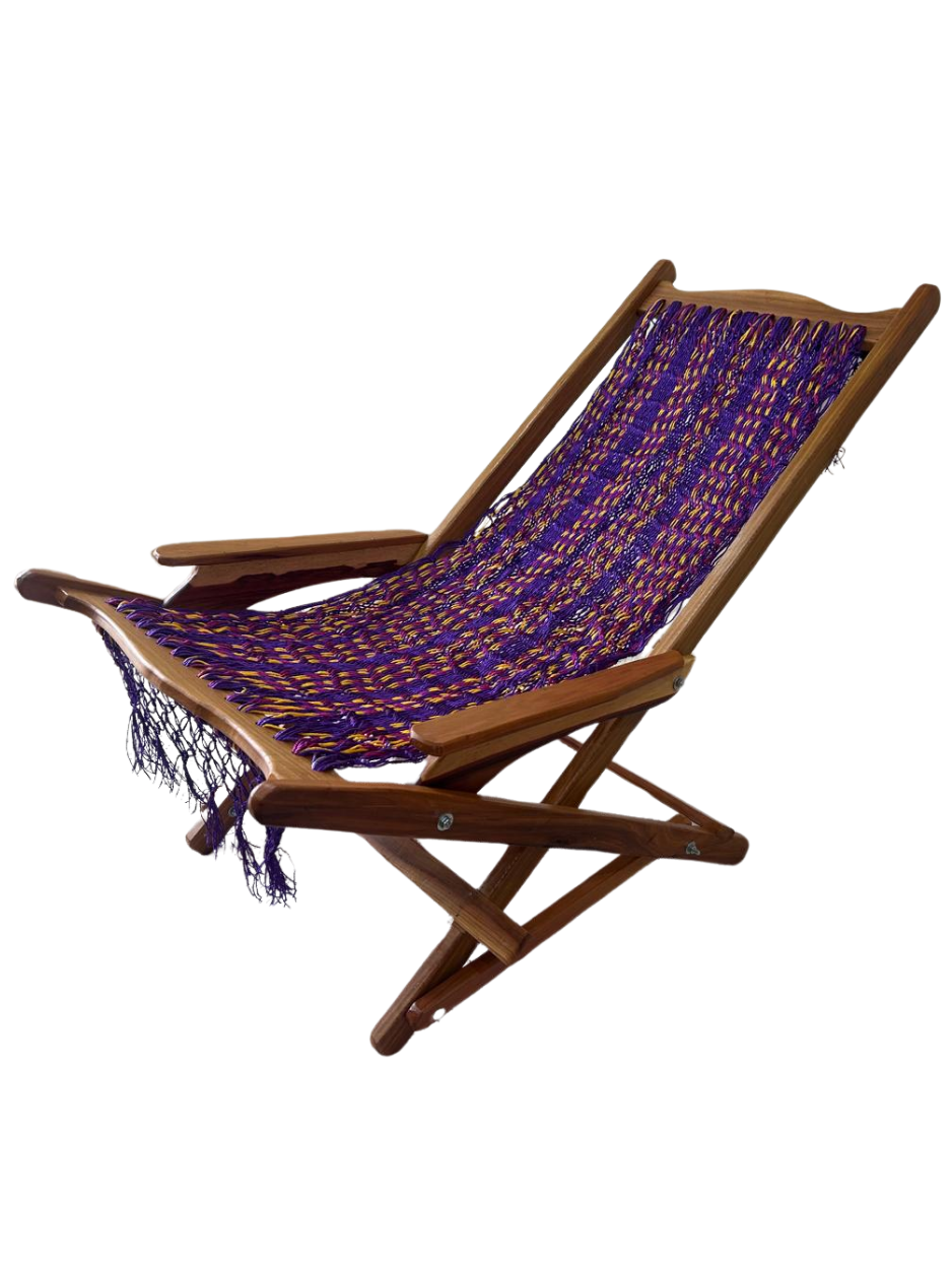 Silla Mecedora Artesanal Plegable de Yucatán Colores