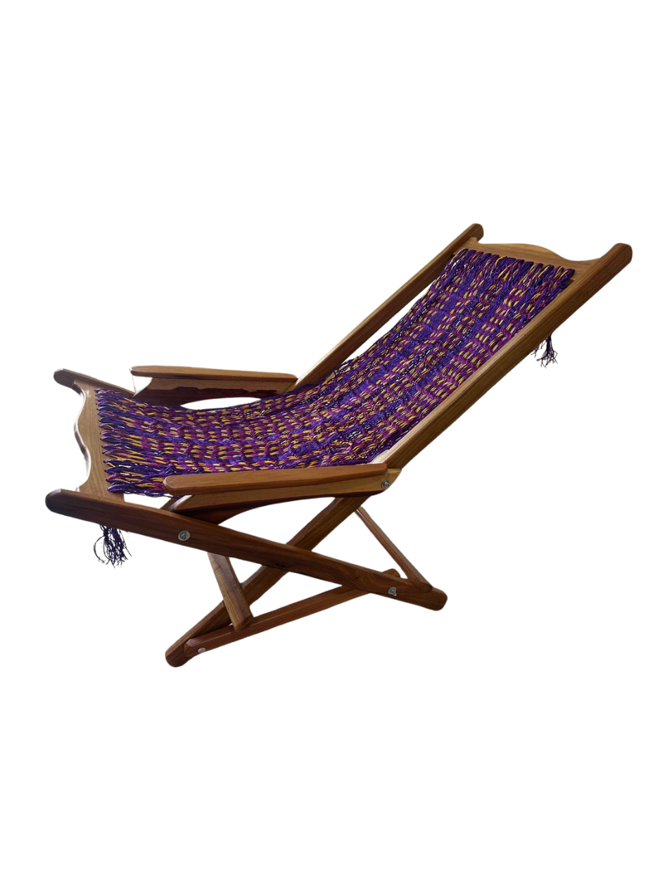 Silla Mecedora Artesanal Plegable de Yucatán Colores