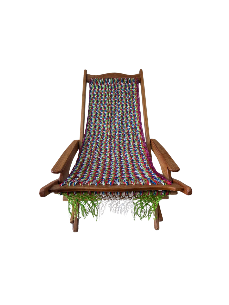 Silla Mecedora Artesanal Plegable de Yucatán Colores