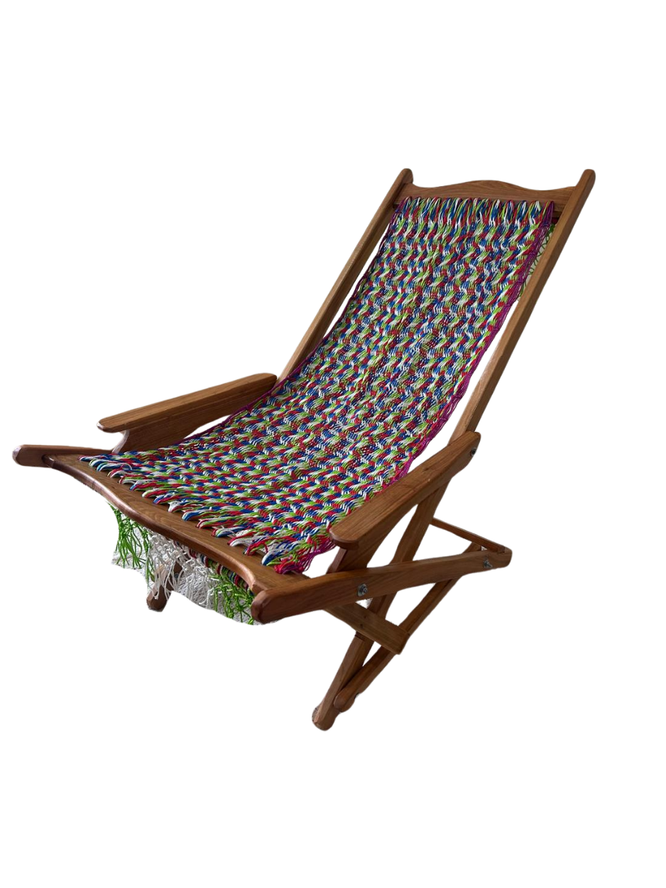 Silla Mecedora Artesanal Plegable de Yucatán Colores