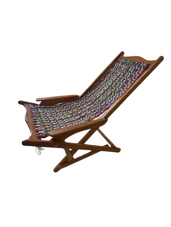 Silla Mecedora Artesanal Plegable de Yucatán Colores