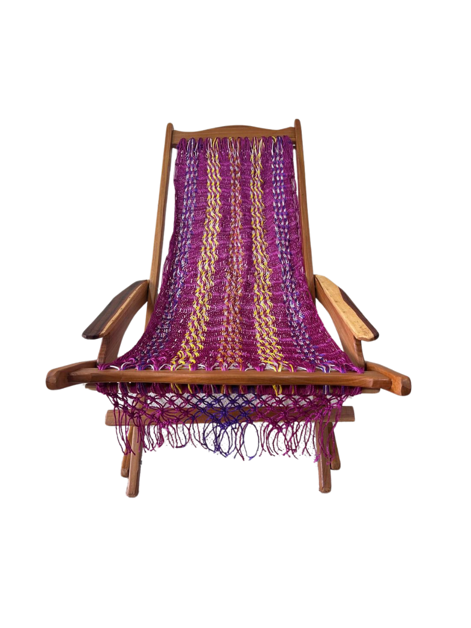 Silla Mecedora Artesanal Plegable de Yucatán Colores