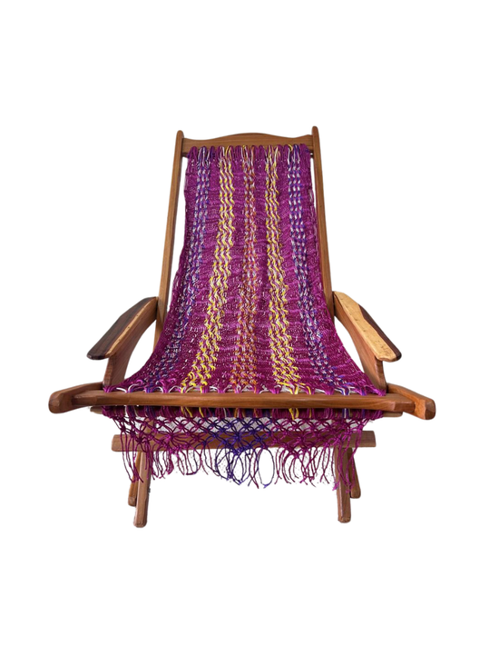 Silla Mecedora Artesanal Plegable de Yucatán Colores