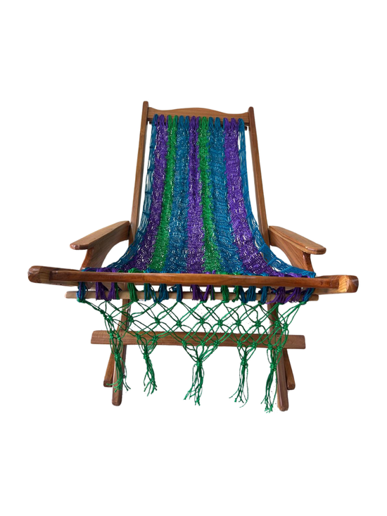Silla Mecedora Artesanal Plegable de Yucatán Colores