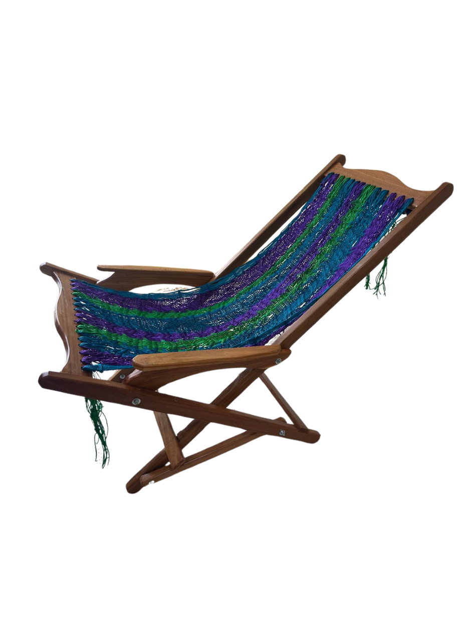 Silla Mecedora Artesanal Plegable de Yucatán Colores